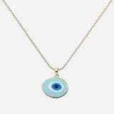 BWC Blue Evil Eye Necklace