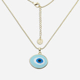BWC Blue Evil Eye Necklace
