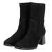 Rieker Women's D0V70-01 Black Microstretch