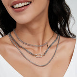 Sierra Mixed Metal Layered Necklace