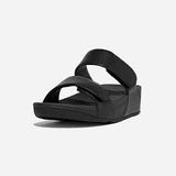 Lulu Adjustable Leather Slides