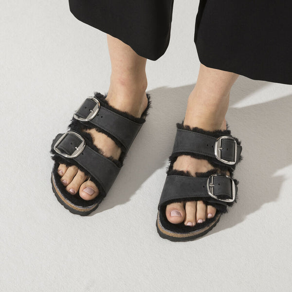 【Birkenstock】ARIZONA BIG BUCKLE SHEARLING Arizona Big Buckle Shearling Shearling Teddy Eggshell