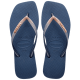 Slim Square Glitter Flip Flops